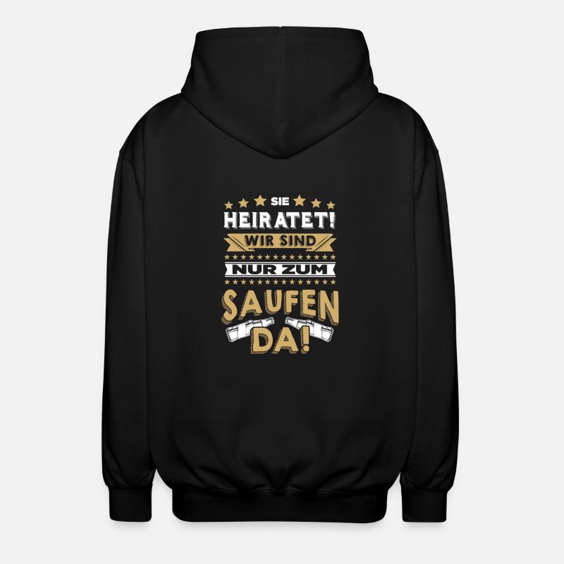 jga - Unisex Kapuzenjacke - Schwarz