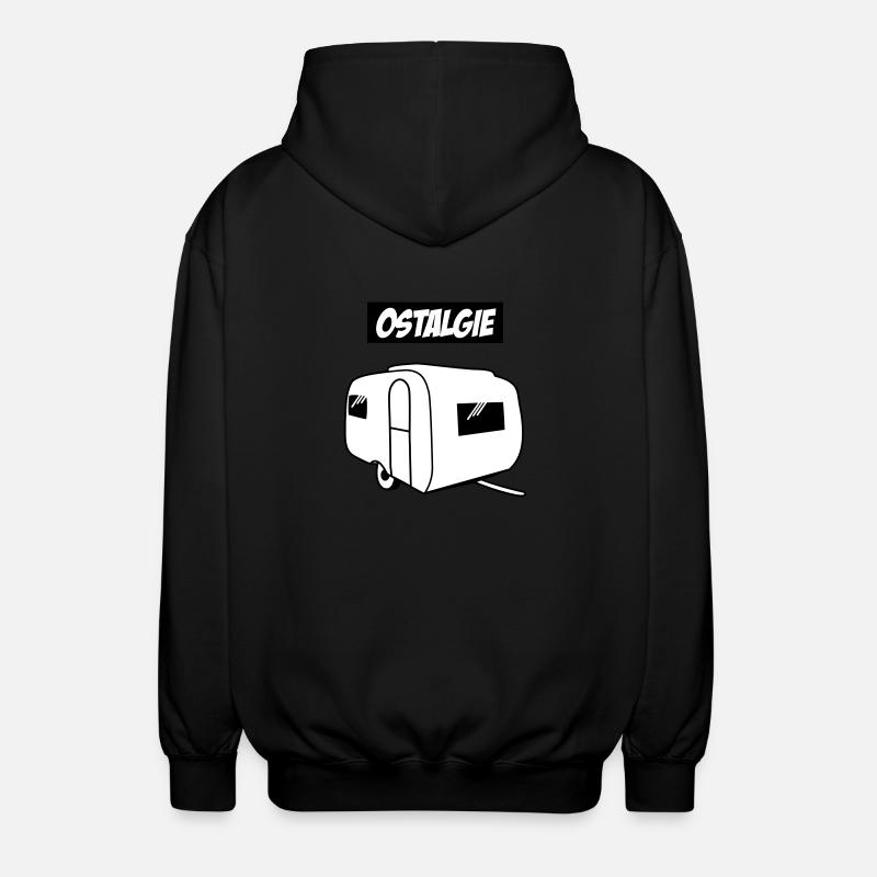 Ostalgie QEK Junior - Unisex Kapuzenjacke - Schwarz