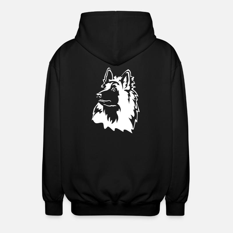Tervueren Head « Black Edition » - Veste à capuche unisexe - noir