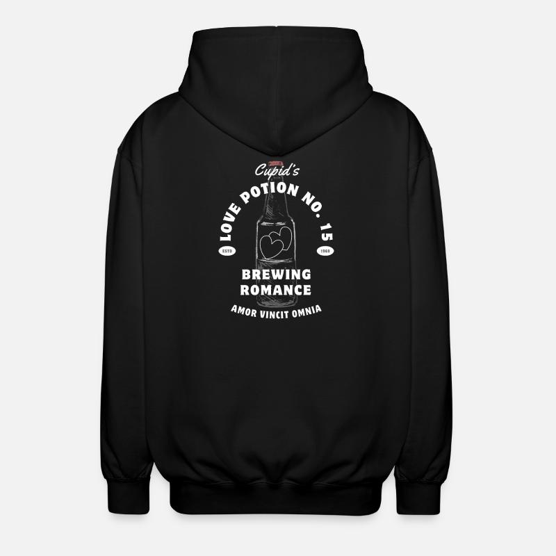 Cupid Potion No.15 Romance Brew - Unisex Hooded Jacket - black