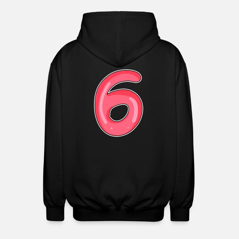6 - Unisex Kapuzenjacke - Schwarz