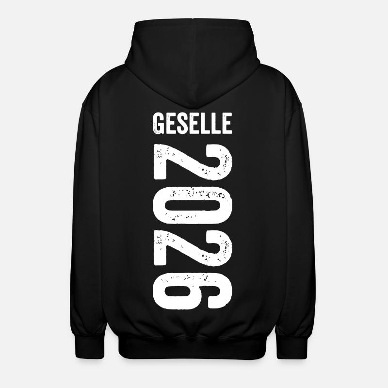 Geselle 2026 - Unisex Kapuzenjacke - Schwarz