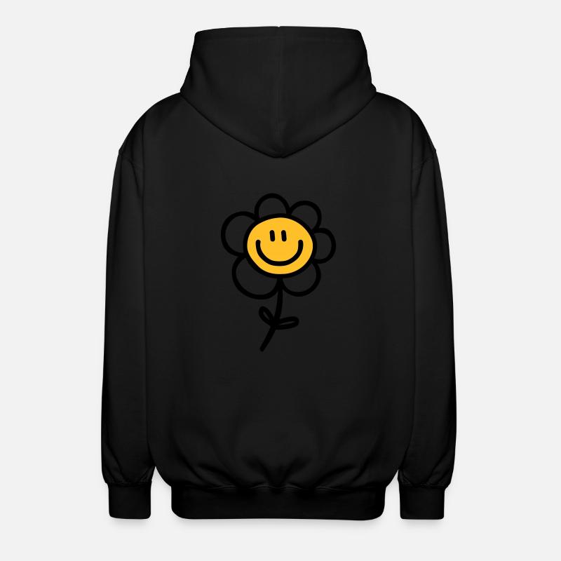 Fleur - Veste à capuche unisexe - noir