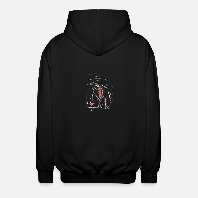 odissé - Design-1 - Unisex Kapuzenjacke - Schwarz