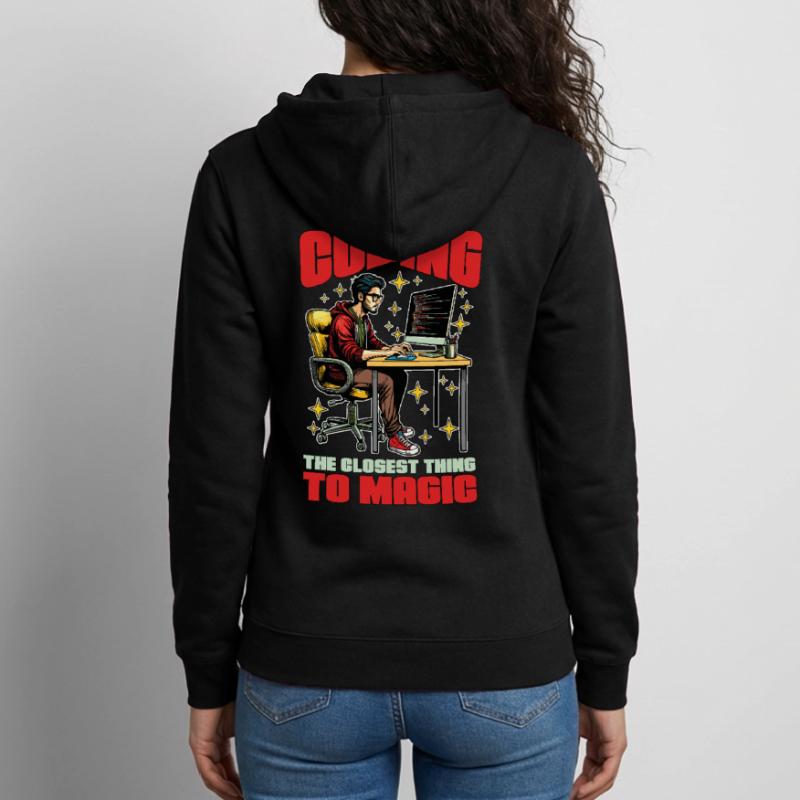 Coder Coding The Closest Thing To Magic Developer Unisex Kapuzenjacke