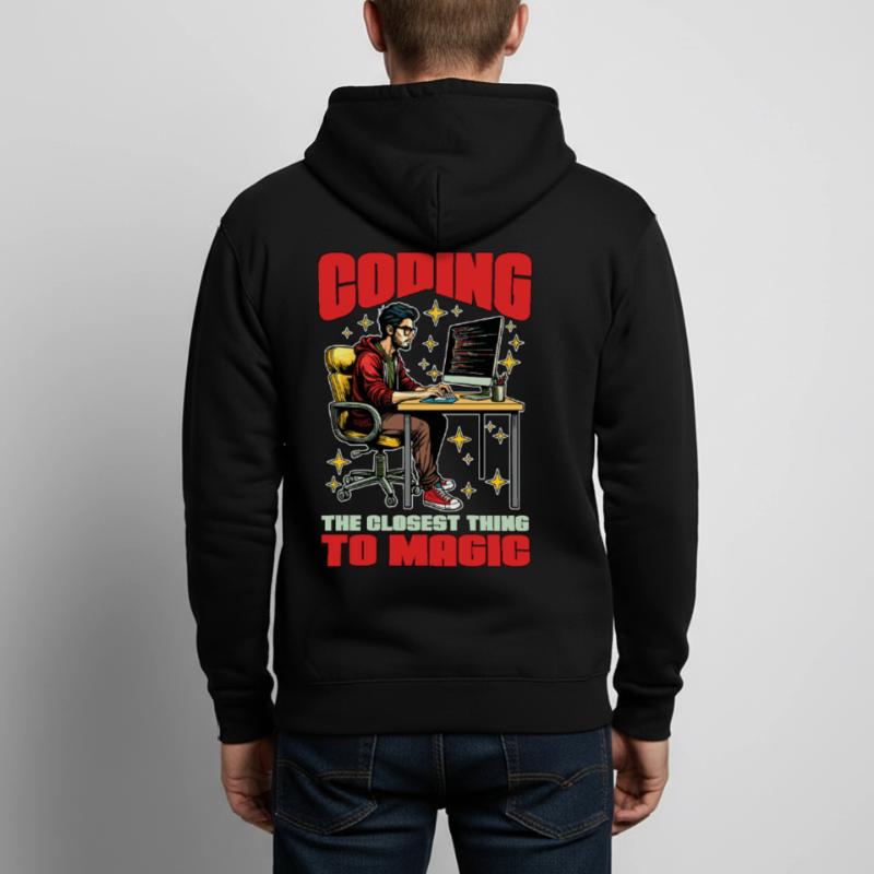 Coder Coding The Closest Thing To Magic Developer Unisex Kapuzenjacke
