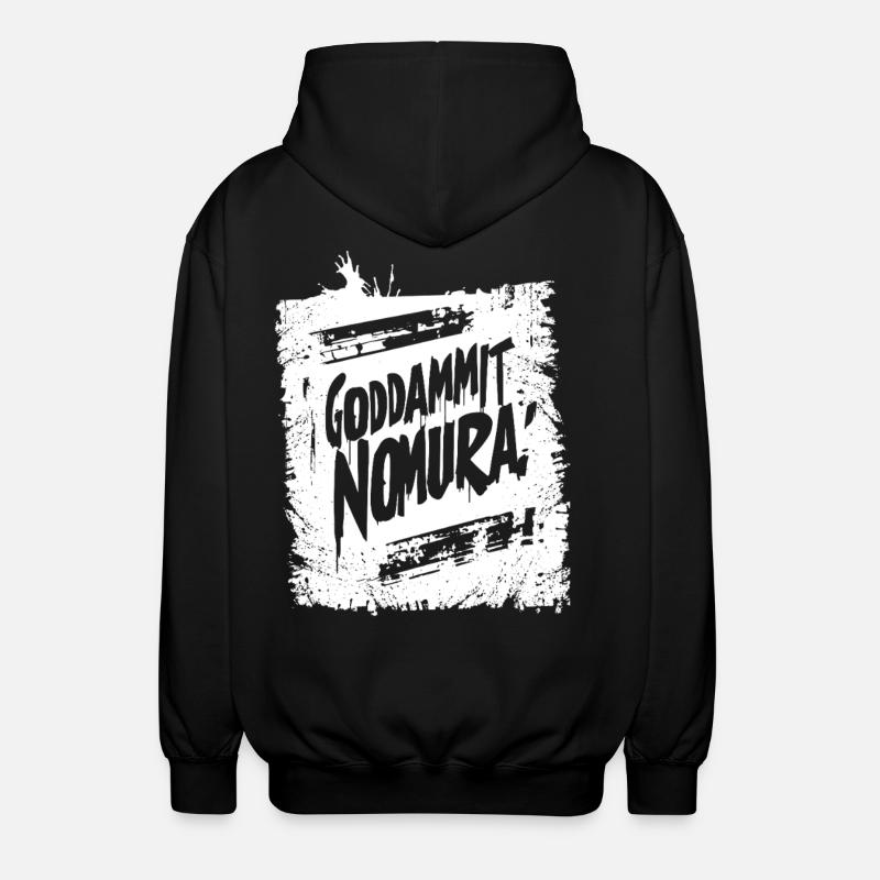 Goddammit Nomura – Graffiti Design - Unisex Hooded Jacket - black