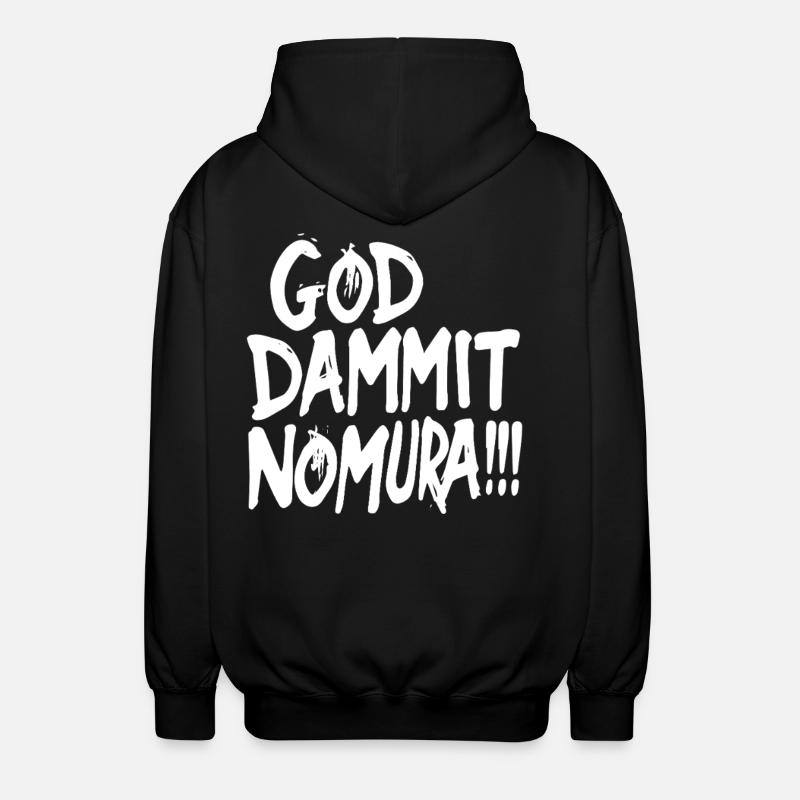 Goddammit Nomura – Design audacieux - Veste à capuche unisexe - noir
