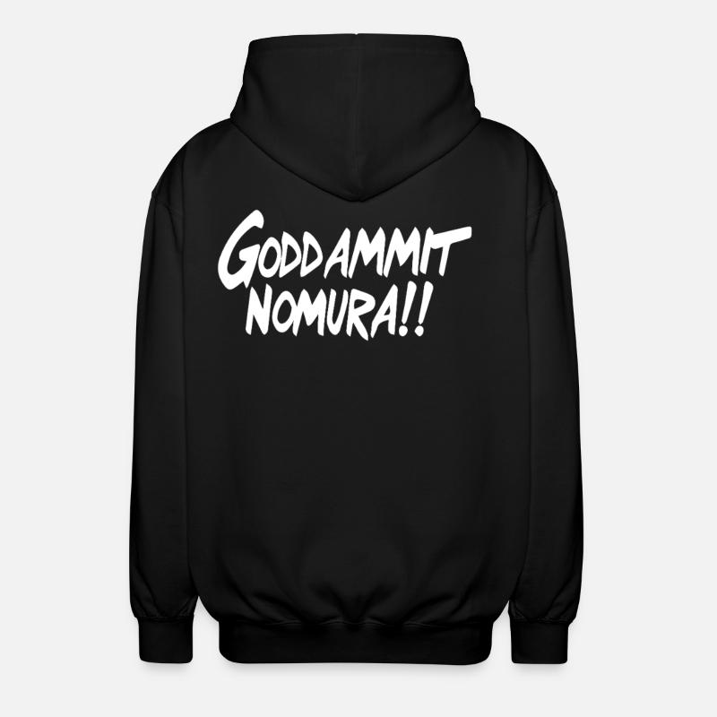 Goddammit Nomura – Conception simple - Veste à capuche unisexe - noir