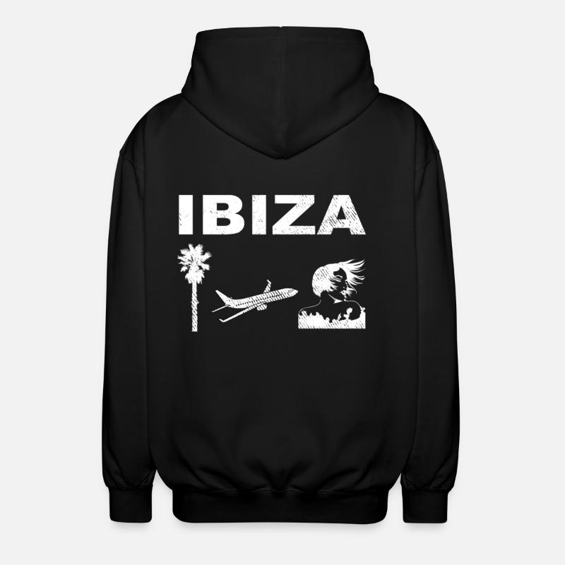Ambiance d’Ibiza - Veste à capuche unisexe - noir