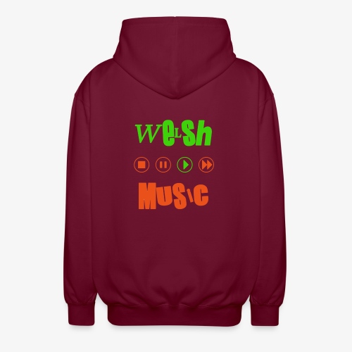 Welsh Music - Unisex Hooded Jacket