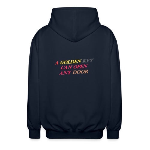 Say in English with 3D effect - Unisex Hooded Jacket