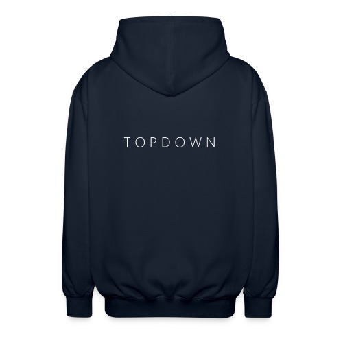 Topdown bottom - Uniseks zip hoodie