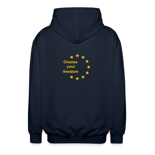 choose_you_freedom-png - Uniseks zip hoodie