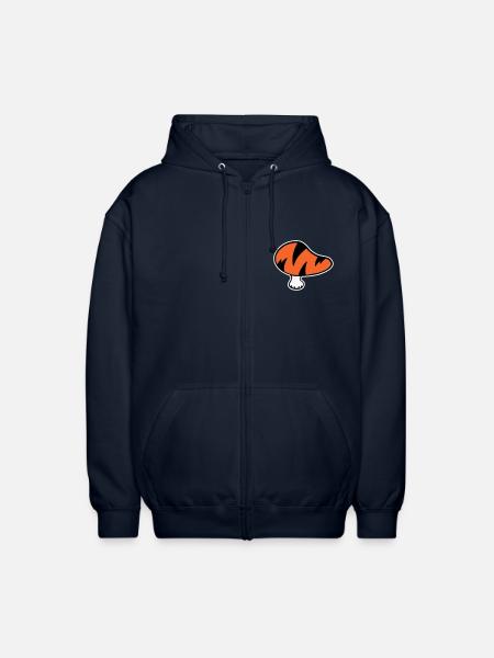 Tigerpilz Logo STICK-Variante - Unisex Kapuzenjacke - Navy