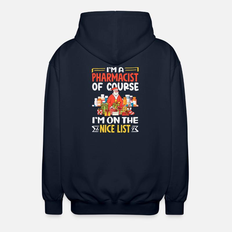 Pharmacist Pharmaceutical Technical - Unisex Hooded Jacket - navy