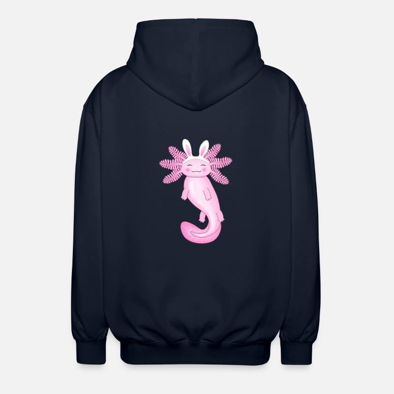 Mignon Axolotl de Pâques - Veste à capuche unisexe - marine