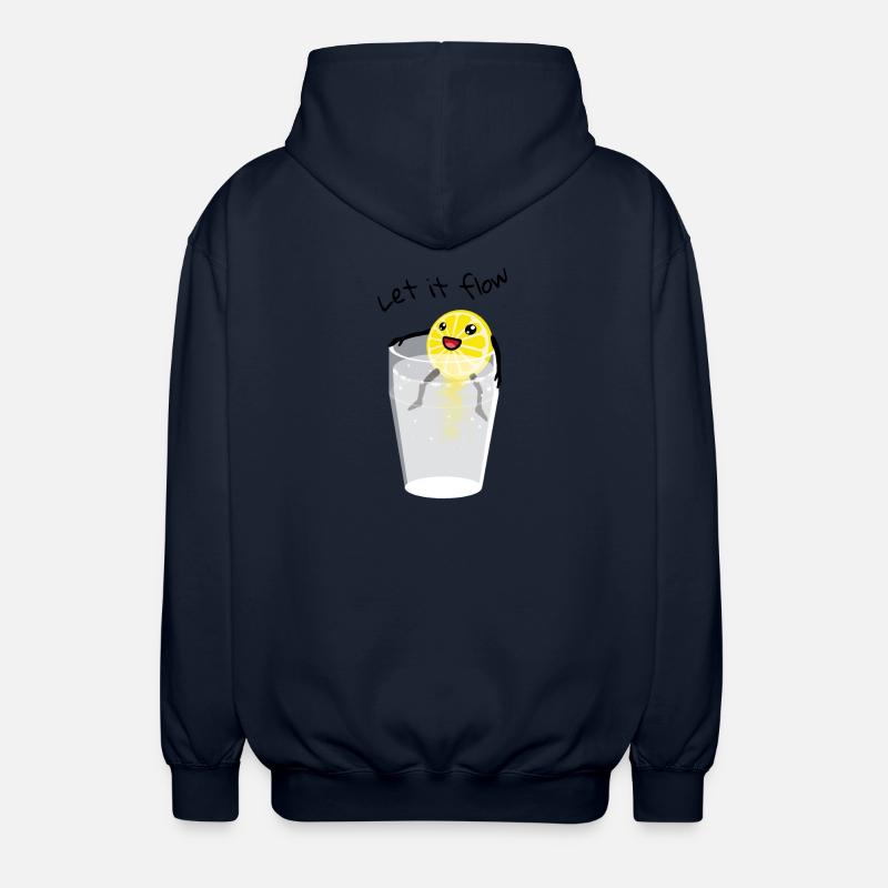 Let-it-flow - Unisex Kapuzenjacke - Navy