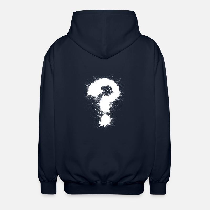 Point d'interrogation - Veste à capuche unisexe - marine