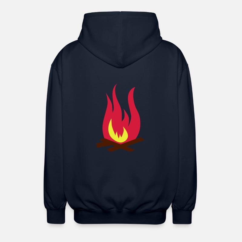 Feu de bivouac - Veste à capuche unisexe - marine