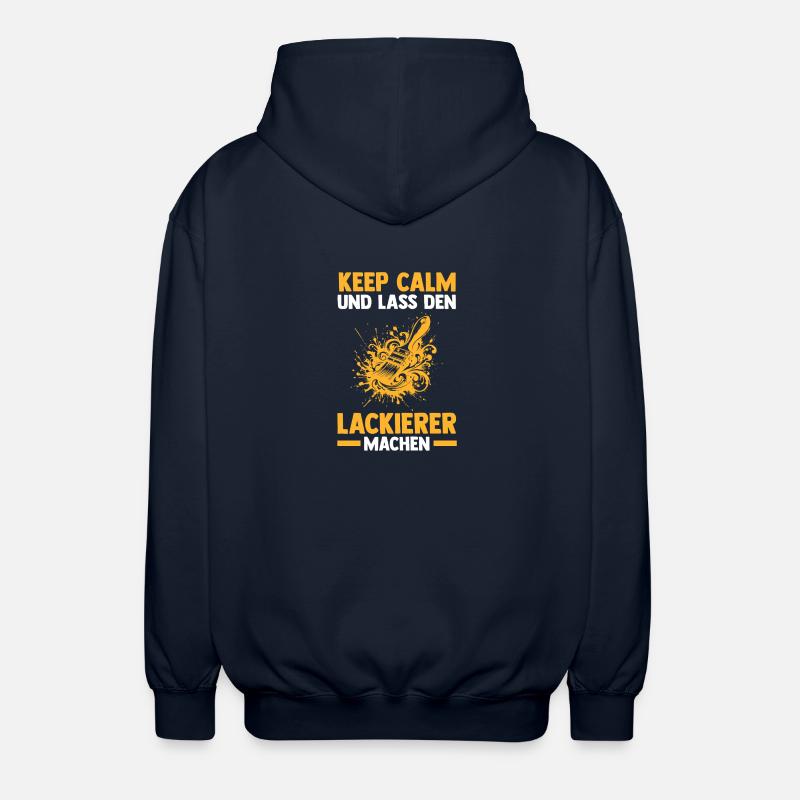 Car Painter Vehicle Painter Painter - Unisex Hooded Jacket - navy