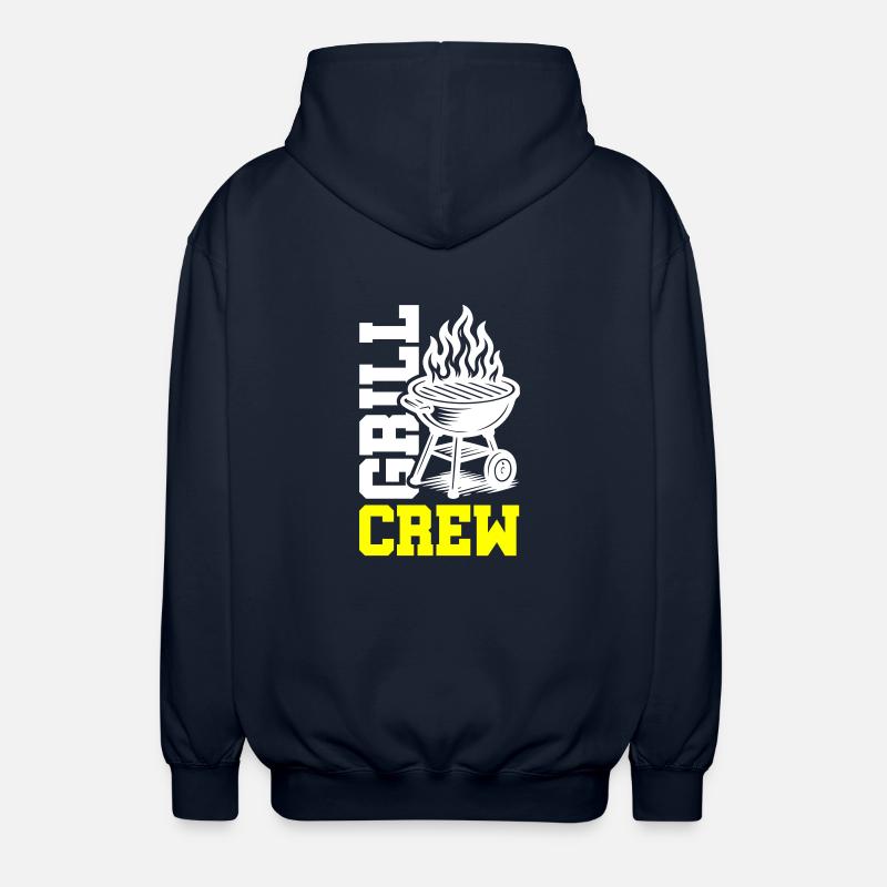 Grill Crew - Unisex Hooded Jacket - navy