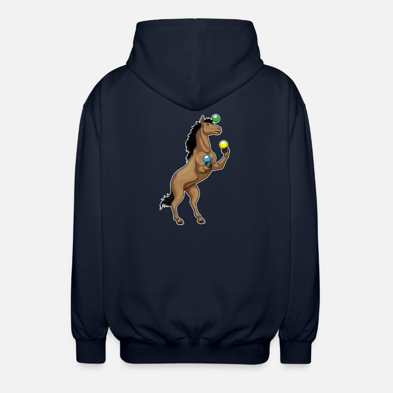 Jongleur de cheval - Veste à capuche unisexe - marine