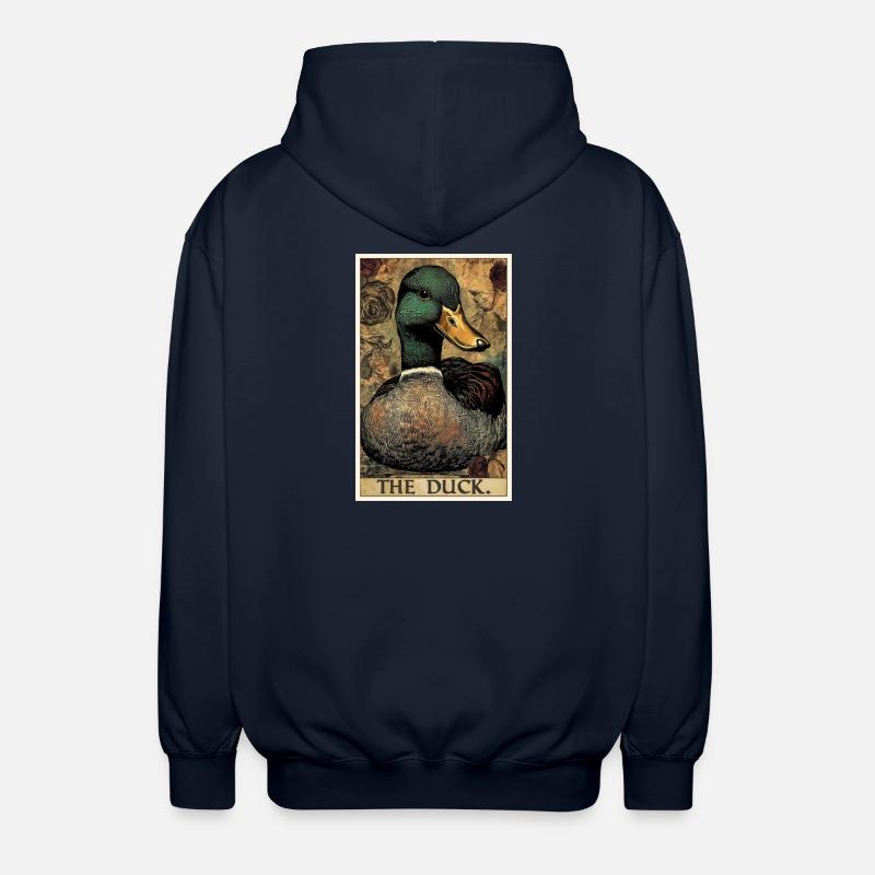 Ducks Duck - Unisex Hooded Jacket - navy