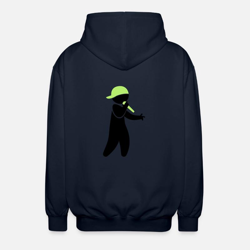 Hiphop Rapper (2c)++2013 - Veste à capuche unisexe - marine