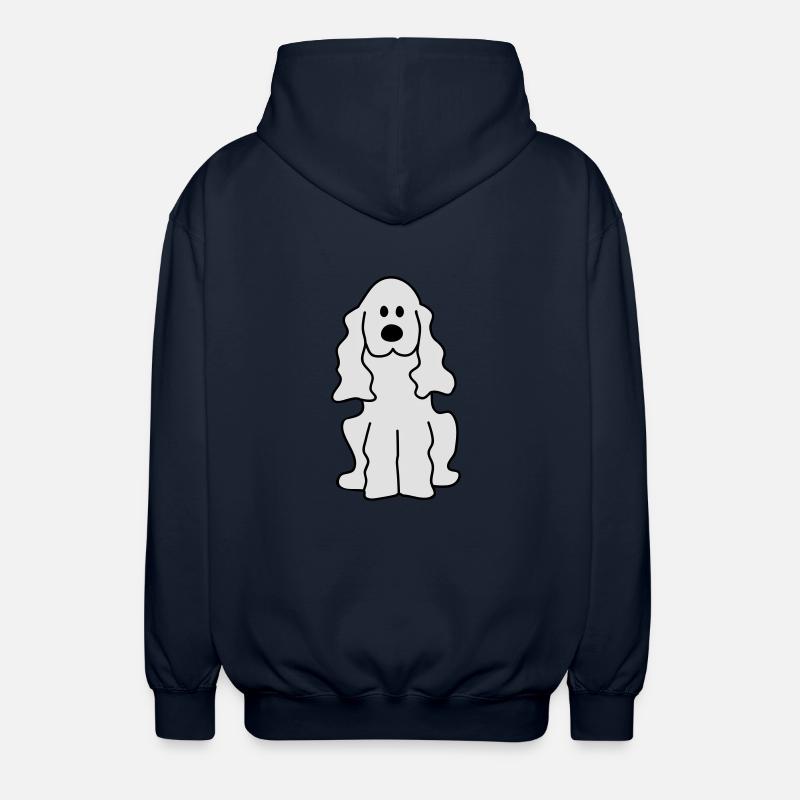 Cocker Spaniel - Unisex Kapuzenjacke - Navy