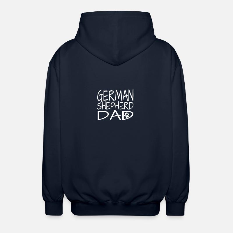 German Shepherd Schäferhund Dad - Unisex Kapuzenjacke - Navy