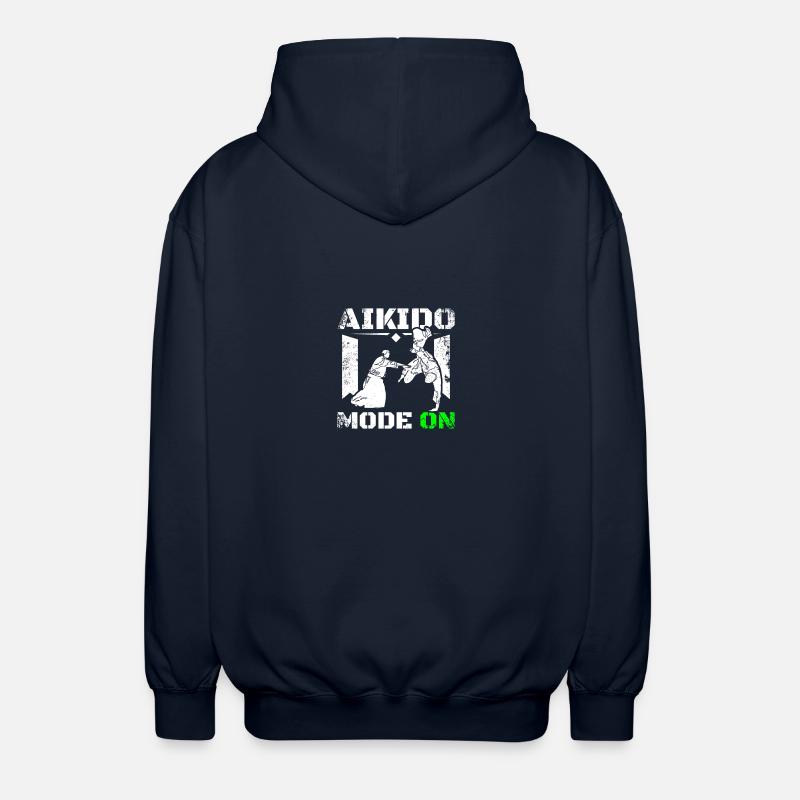 Aikido mode on - Unisex Kapuzenjacke - Navy