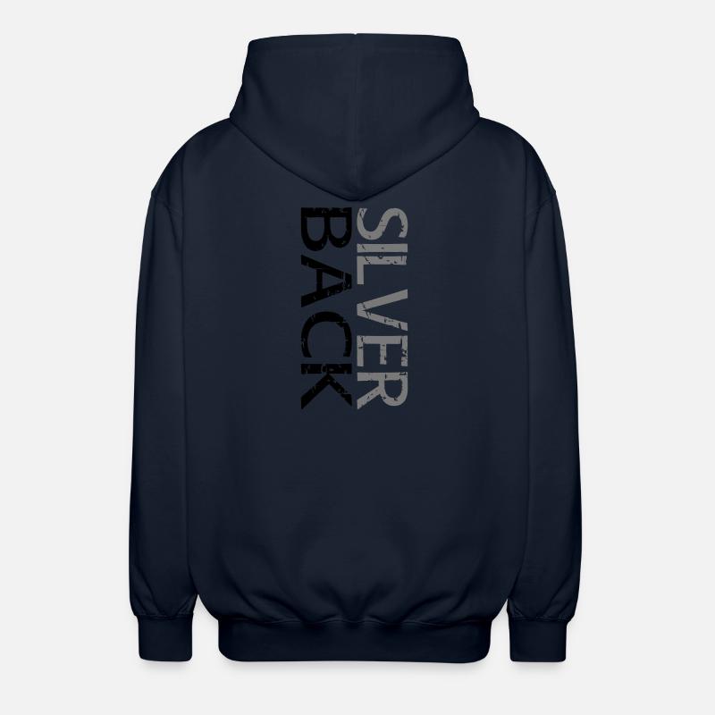 SILVERBACK (à deux lignes) - Veste à capuche unisexe - marine