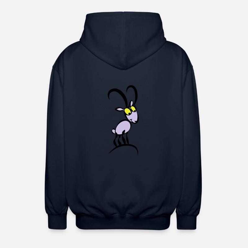 Steinbocky - Unisex Kapuzenjacke - Navy