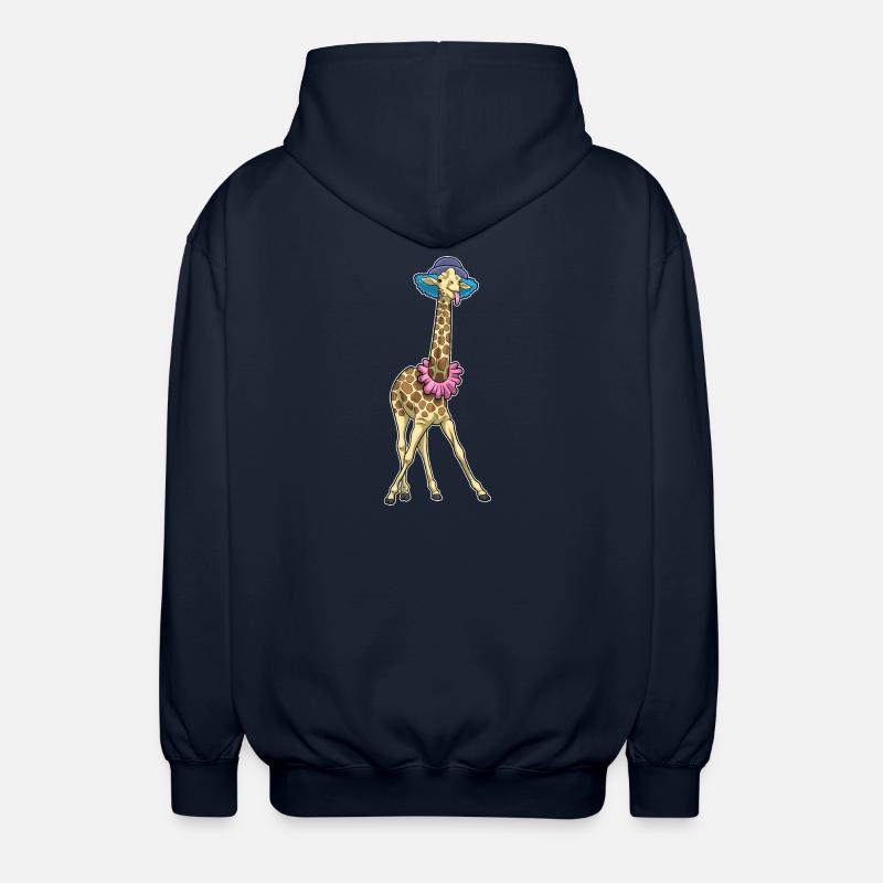 Clown girafe - Veste à capuche unisexe - marine