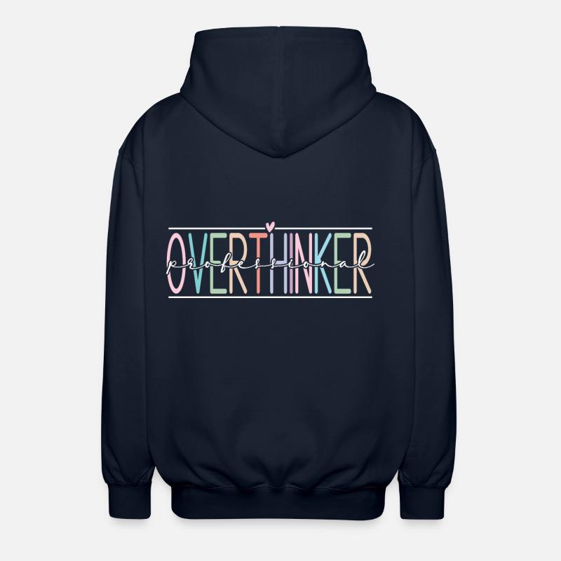 Overthinker - Unisex Kapuzenjacke - Navy