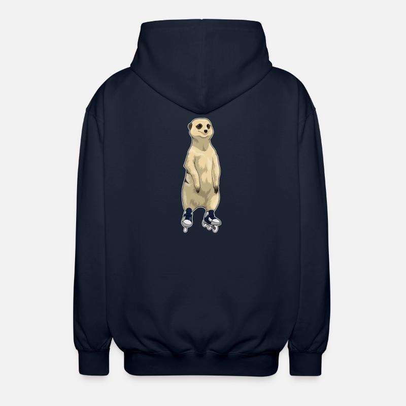 Erdmännchen Inline skating Inline skates - Unisex Kapuzenjacke - Navy