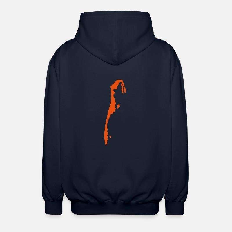 Hiddensee - Unisex Kapuzenjacke - Navy