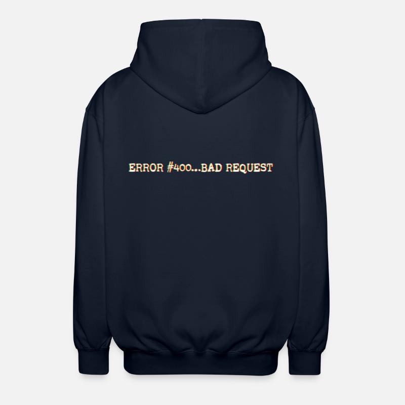 Error400_BadRequest - Unisex Hooded Jacket - navy