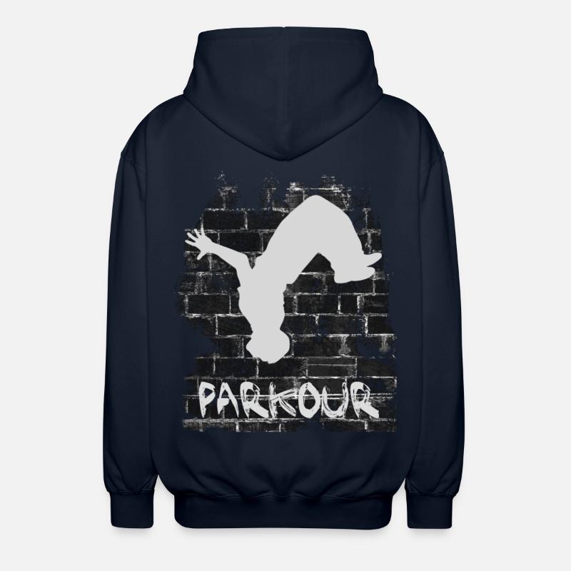 Parkour - Veste à capuche unisexe - marine