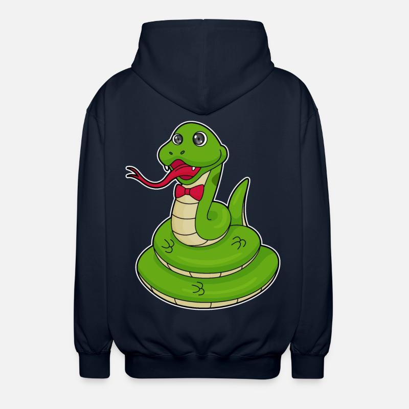 Serpent avec boucle - Veste à capuche unisexe - marine