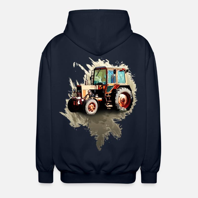 Belarus MTZ 82 Traktor - Unisex Kapuzenjacke - Navy