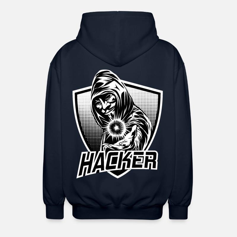 HACKER - Unisex Kapuzenjacke - Navy