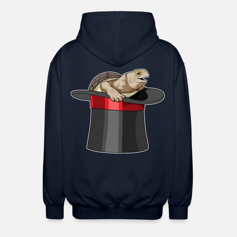 Cylindre Turtle Wizard - Veste à capuche unisexe - marine