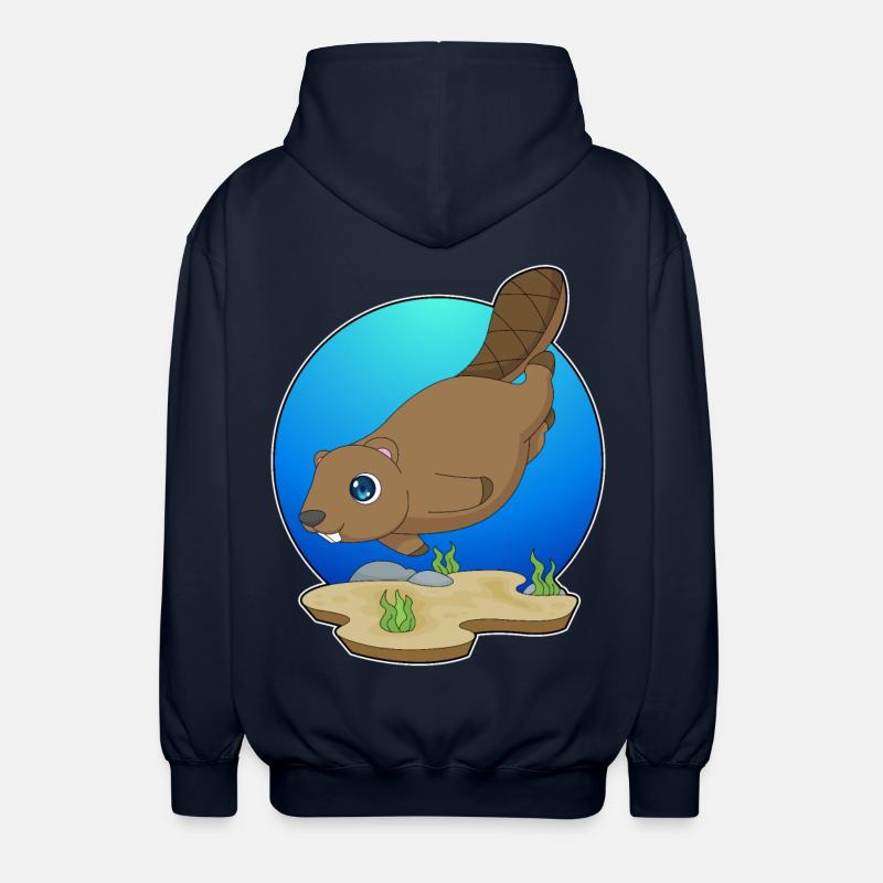 Beaver Diver Plongée - Veste à capuche unisexe - marine