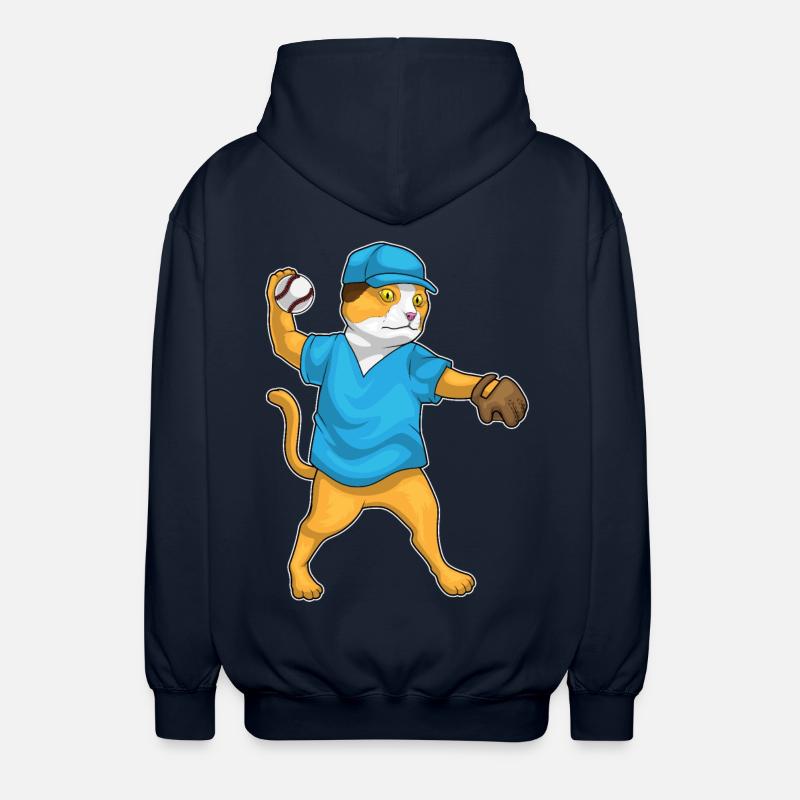 Baseball pour chats - Veste à capuche unisexe - marine