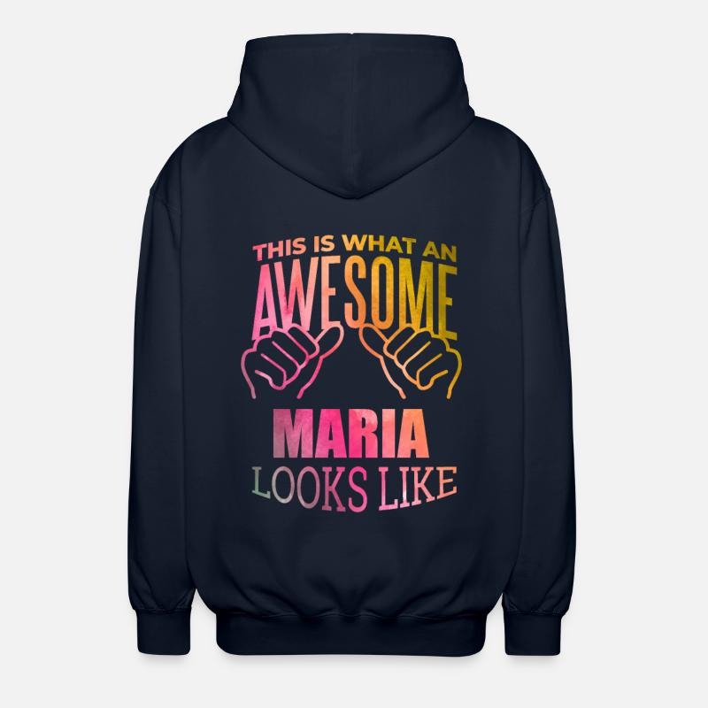 Maria - Unisex Hooded Jacket - navy