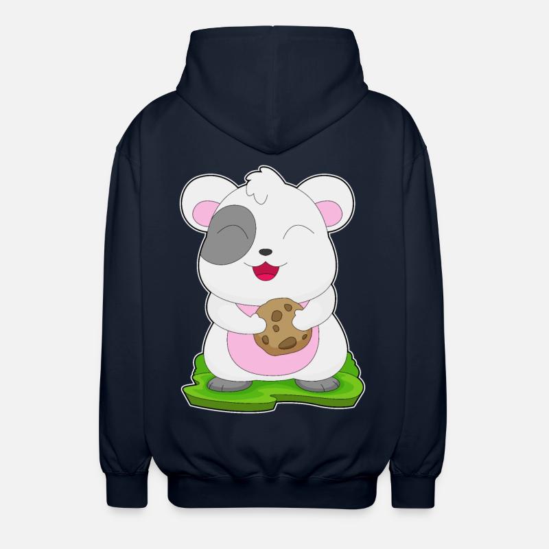 Biscuit hamster - Veste à capuche unisexe - marine