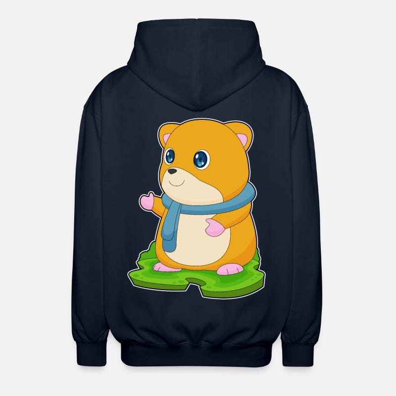 Écharpe Hamster - Veste à capuche unisexe - marine