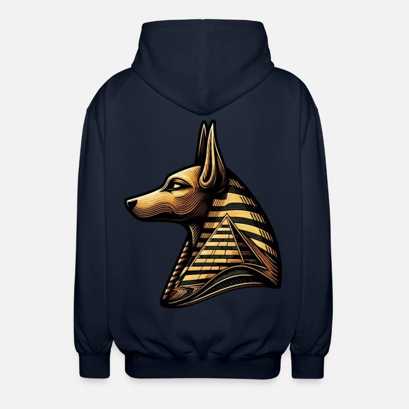 Anubis | Wächter der Gräber Ägypten - Unisex Kapuzenjacke - Navy